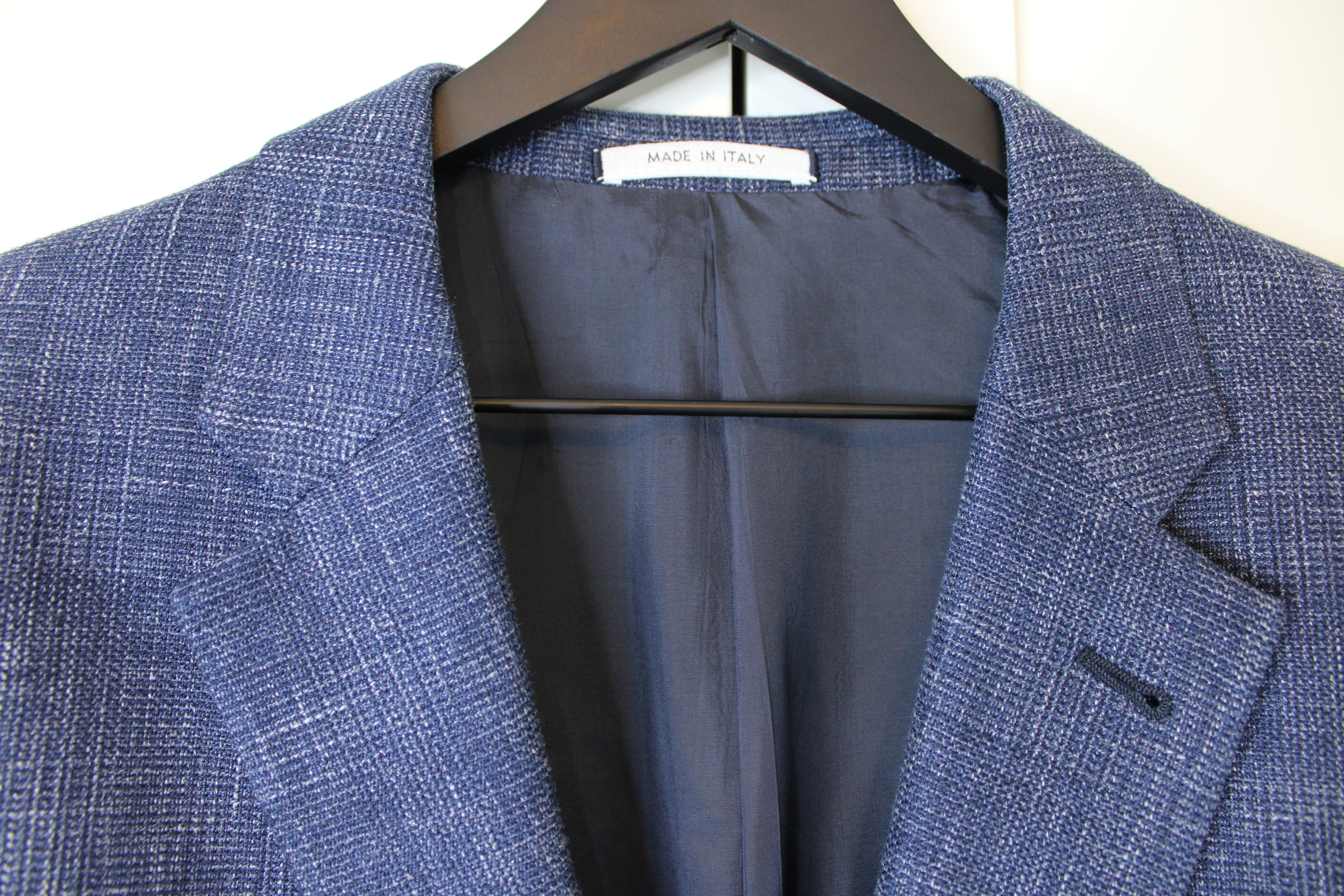 Armani Collezioni Blue Wool Suit Jacket, Size 44R