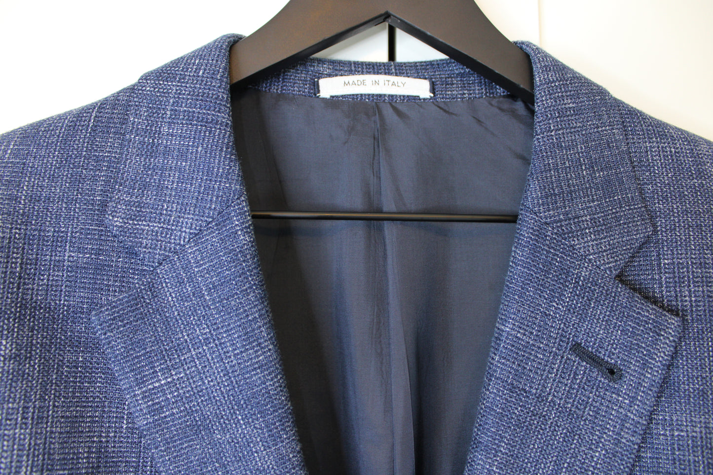 Armani Collezioni Blue Wool Suit Jacket, Size 44R