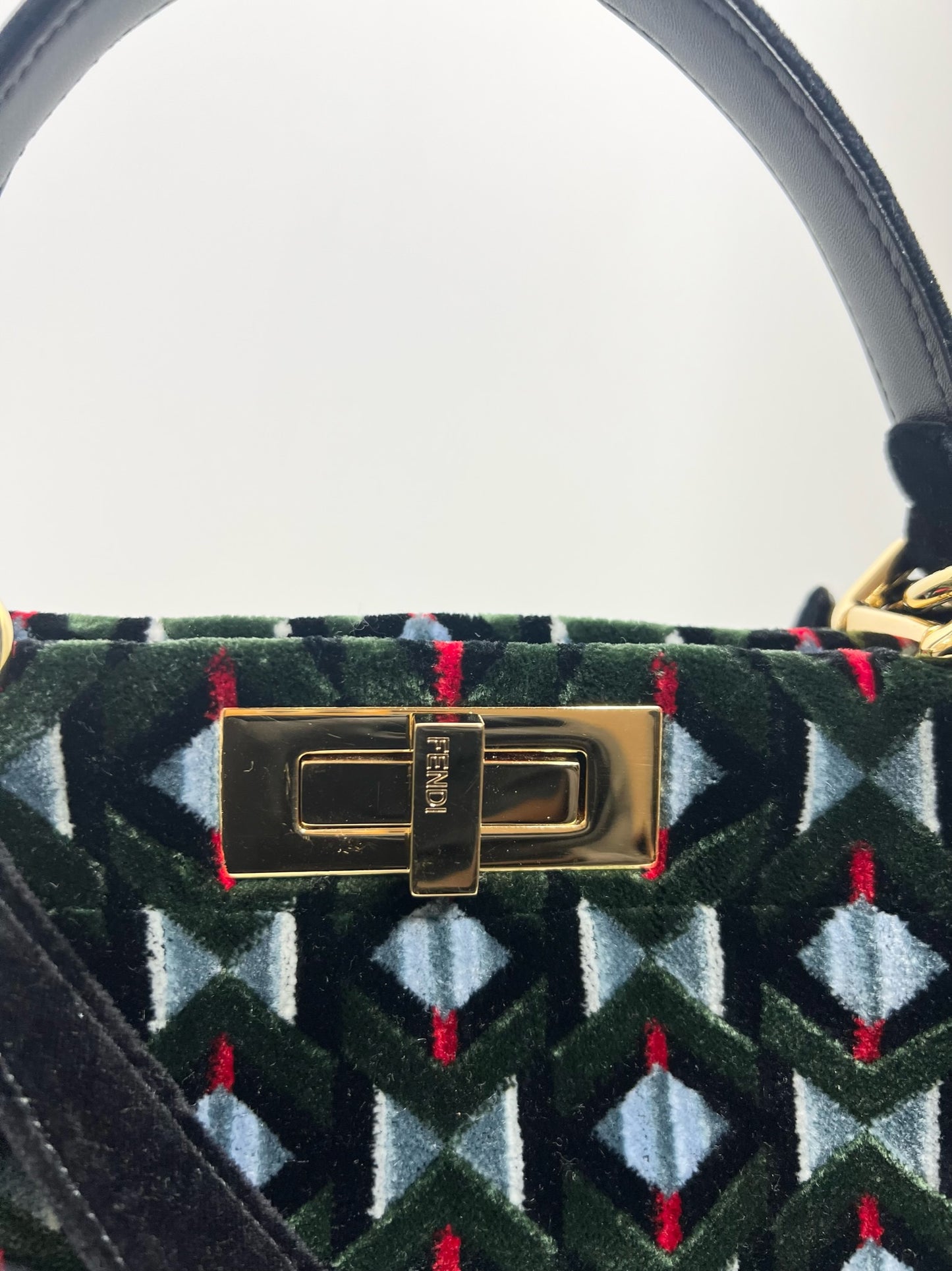 Fendi Velvet Peekaboo Medium Bag