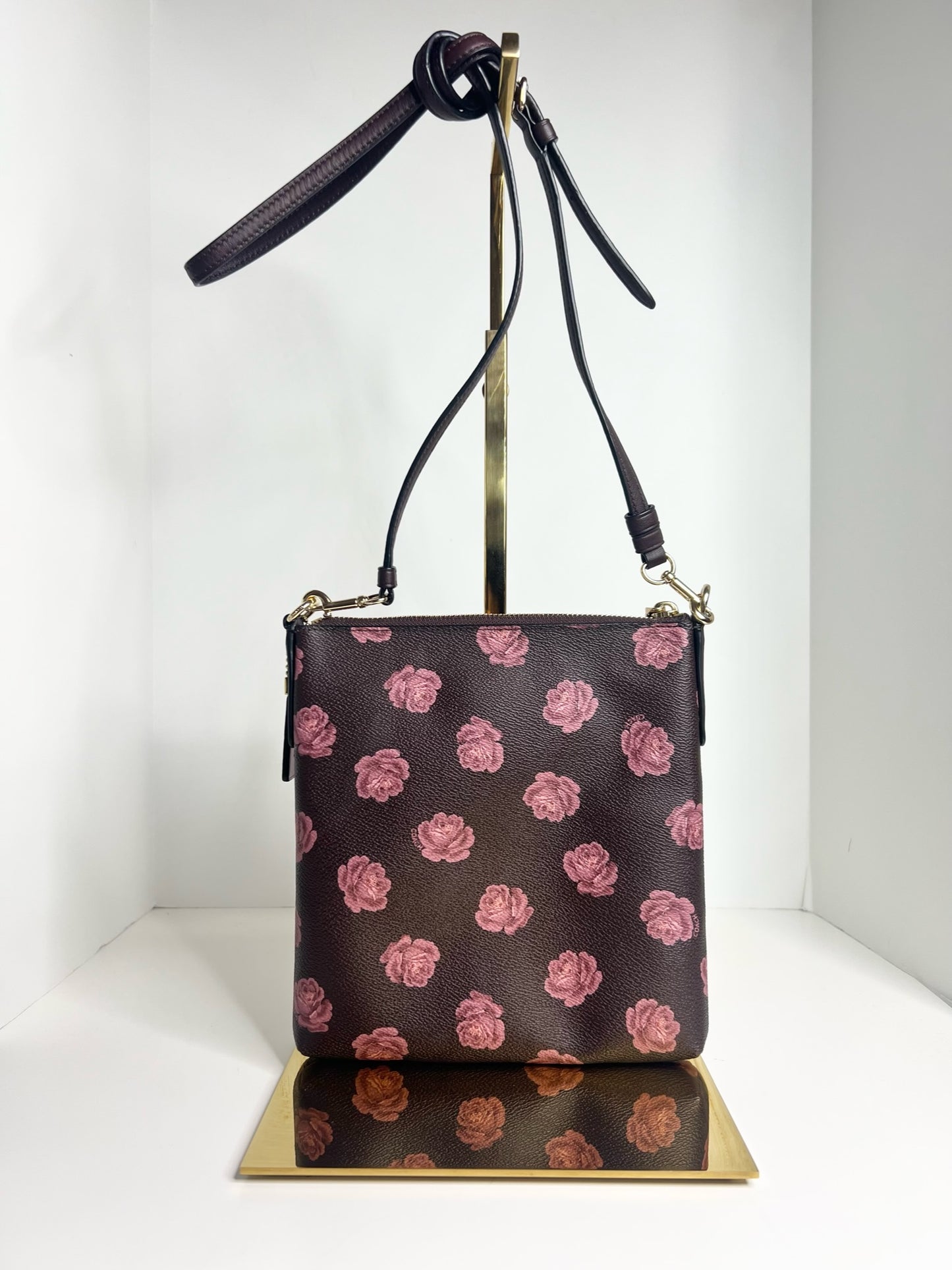 Coach Rose Print Crossbody