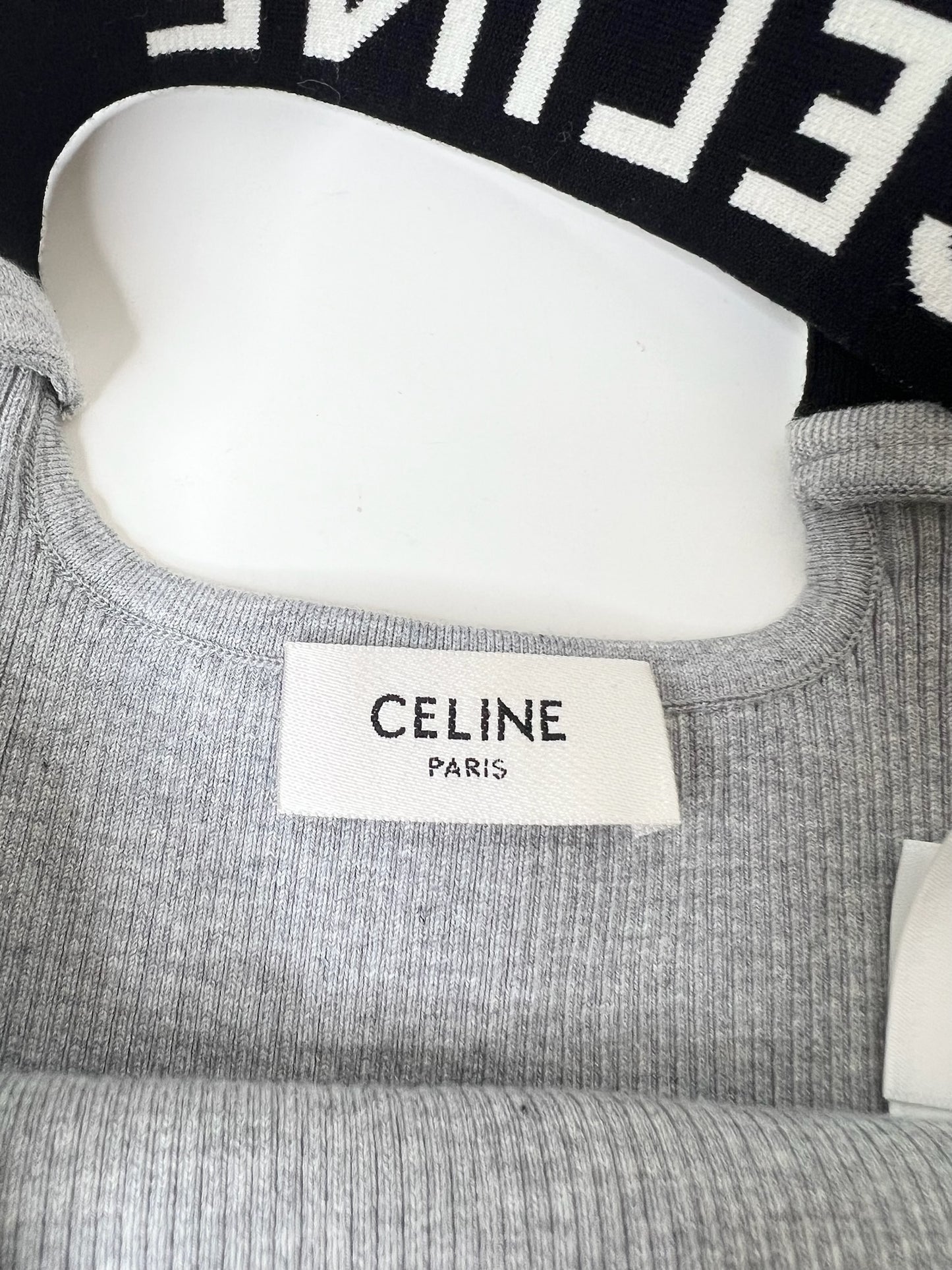 NWT! Celine Crossback Sports Bra, Size Large