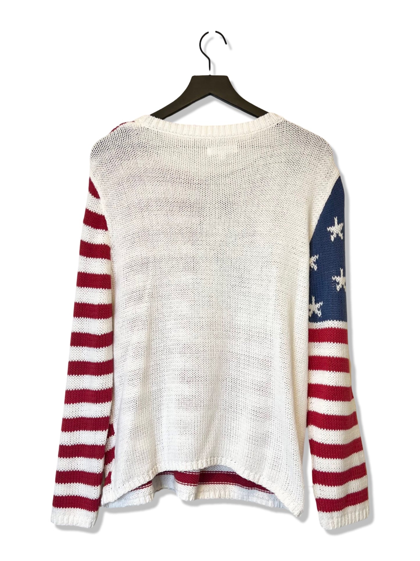 Grayson Threads American Flag Sweater, Size XXL