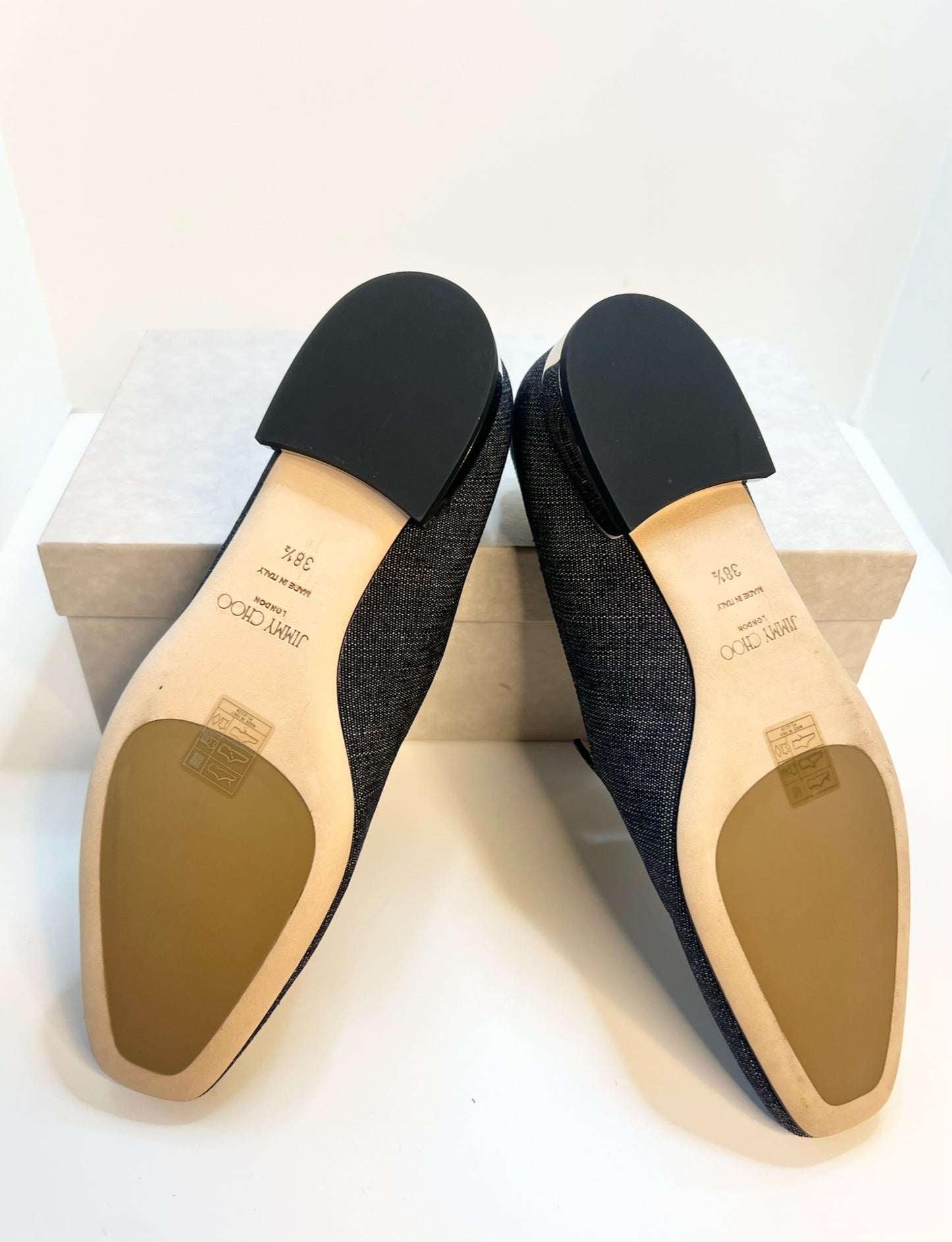 Jimmy Choo Jaida Flat, Size 38.5