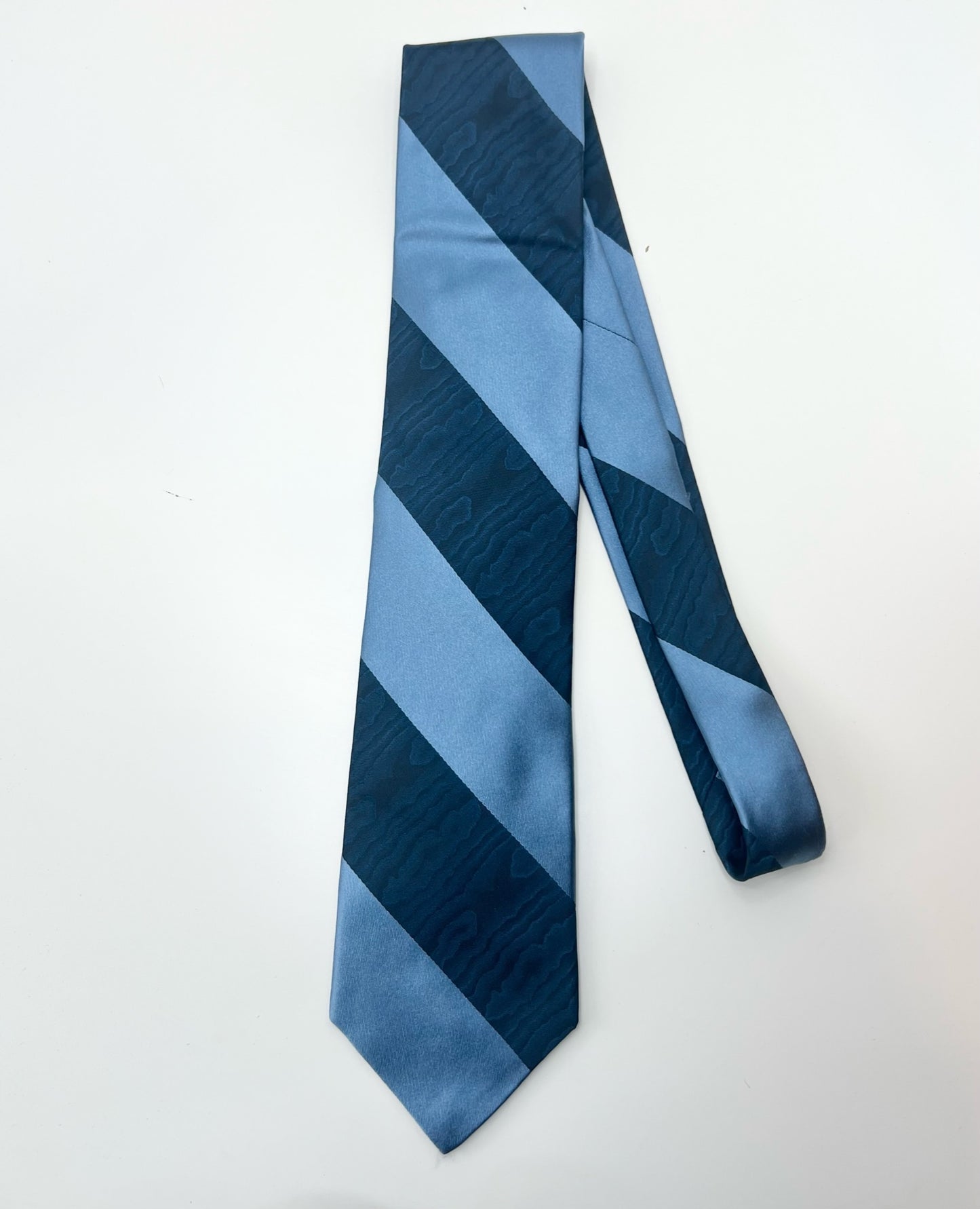 Ted Baker Blue Striped Silk Tie