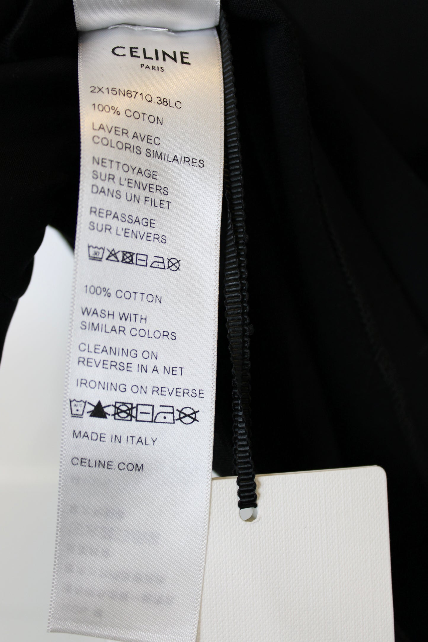 Celine Regular Tshirt in Cotton Jersey, Size XXL