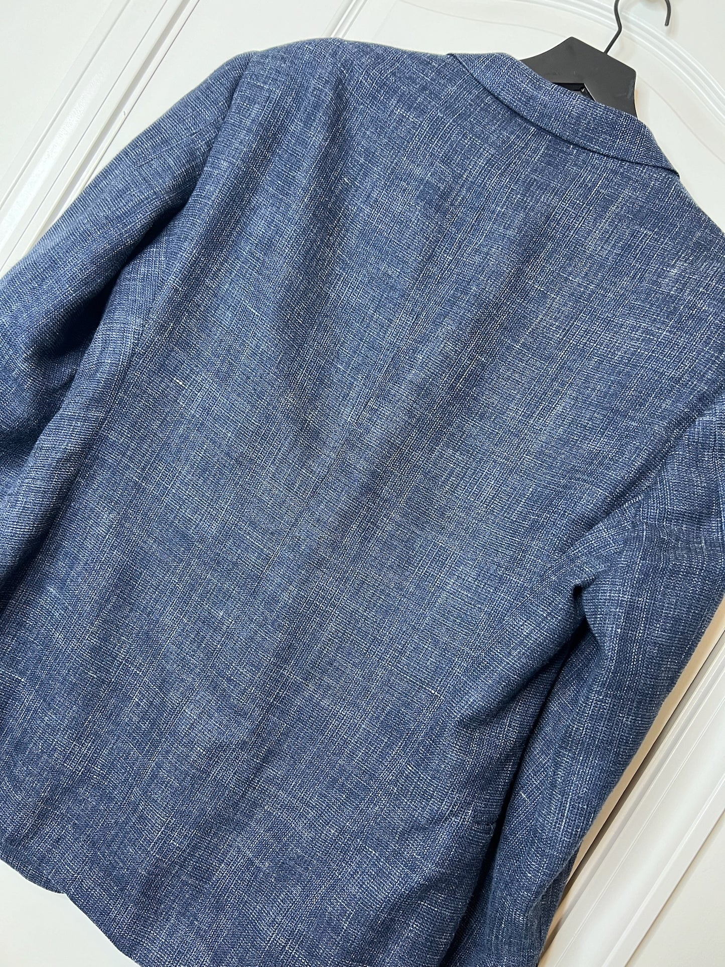 Armani Collezioni Blue Wool Suit Jacket, Size 44R