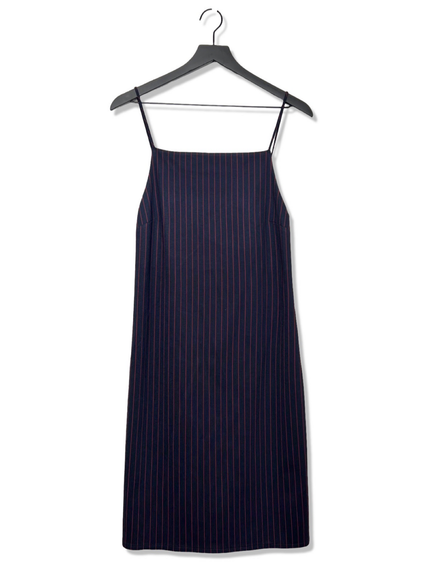 NWT! Palm Angels Navy & Red Stripe Dress, Size 44