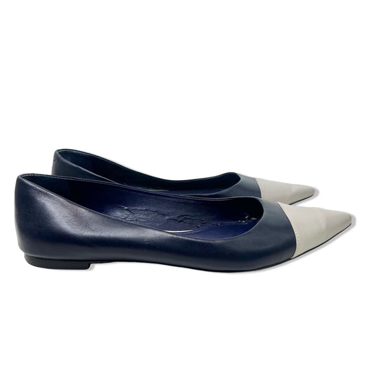 Arezzo Color-Block Ballet Flats, Size 40