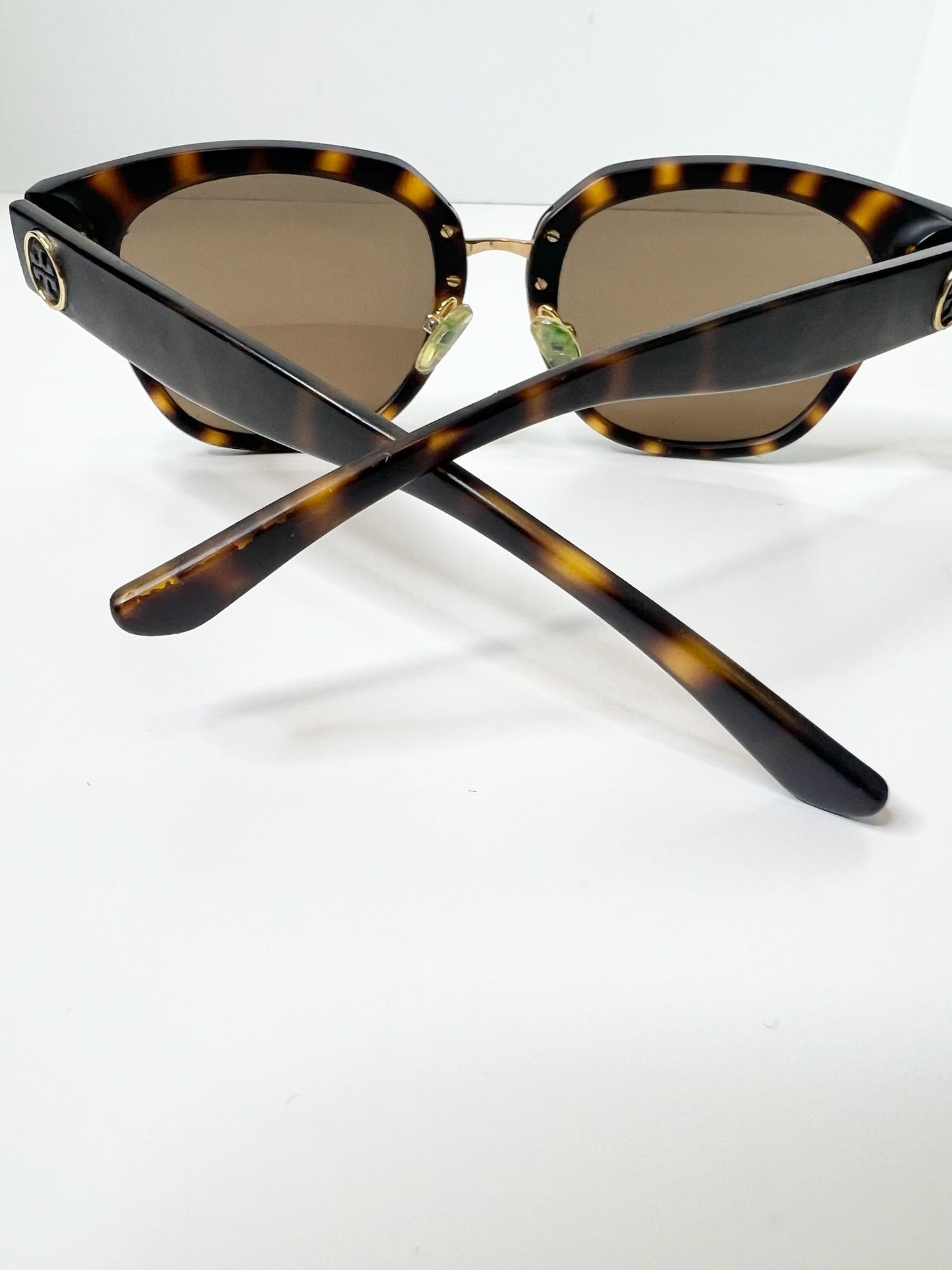 Tory Burch Square Tortoise Sunglasses