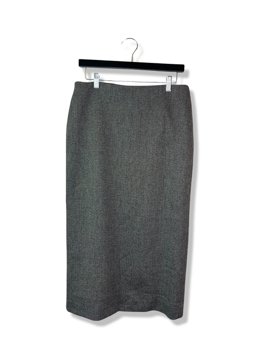 Zara Gray Pencil Skirt, Size Large