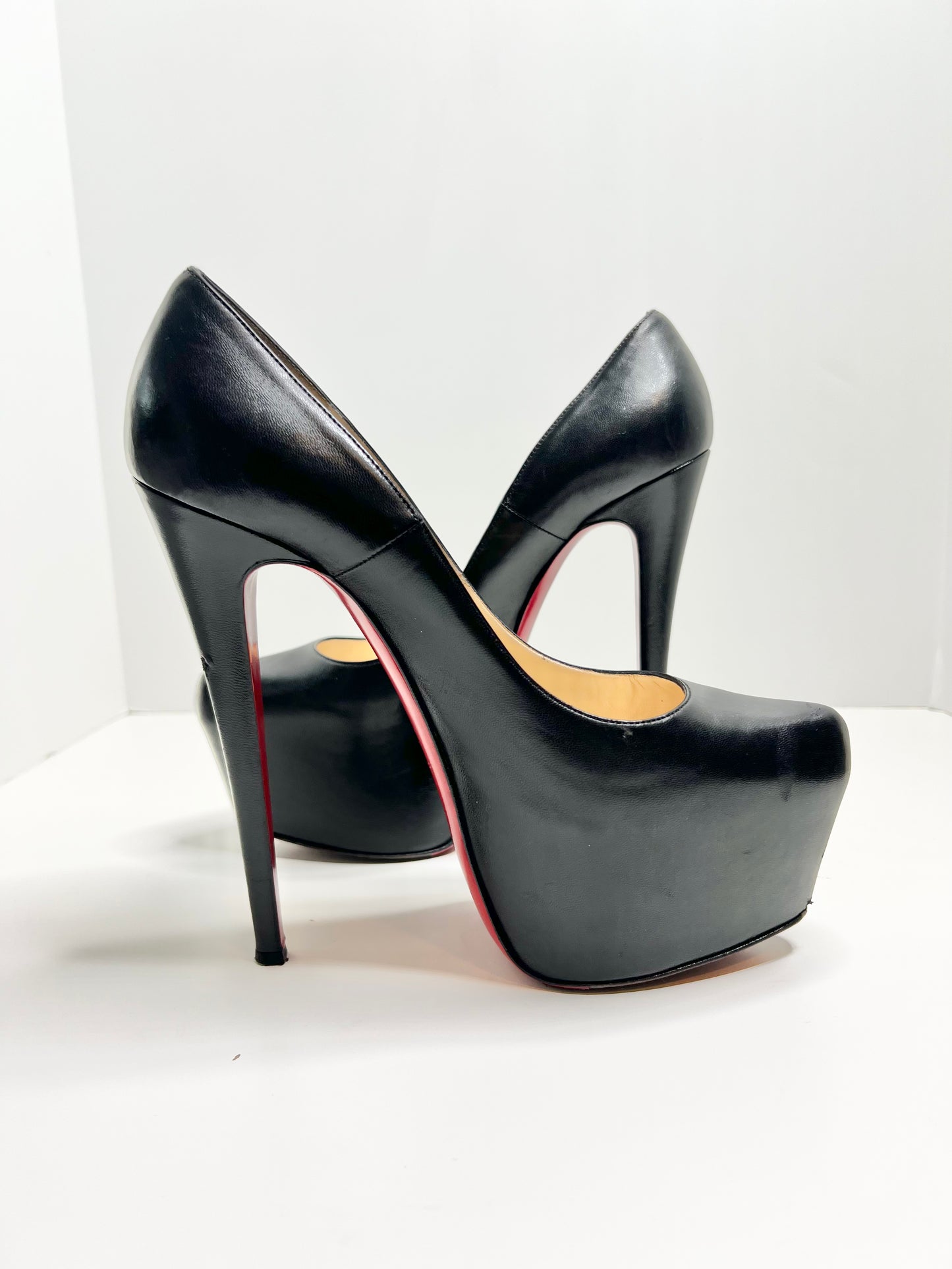 Christian Louboutin Daffodile 150 Pumps, Black Size 38