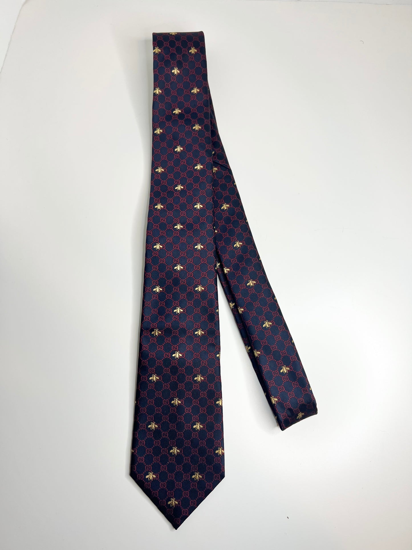 Gucci GG Bees Silk Tie