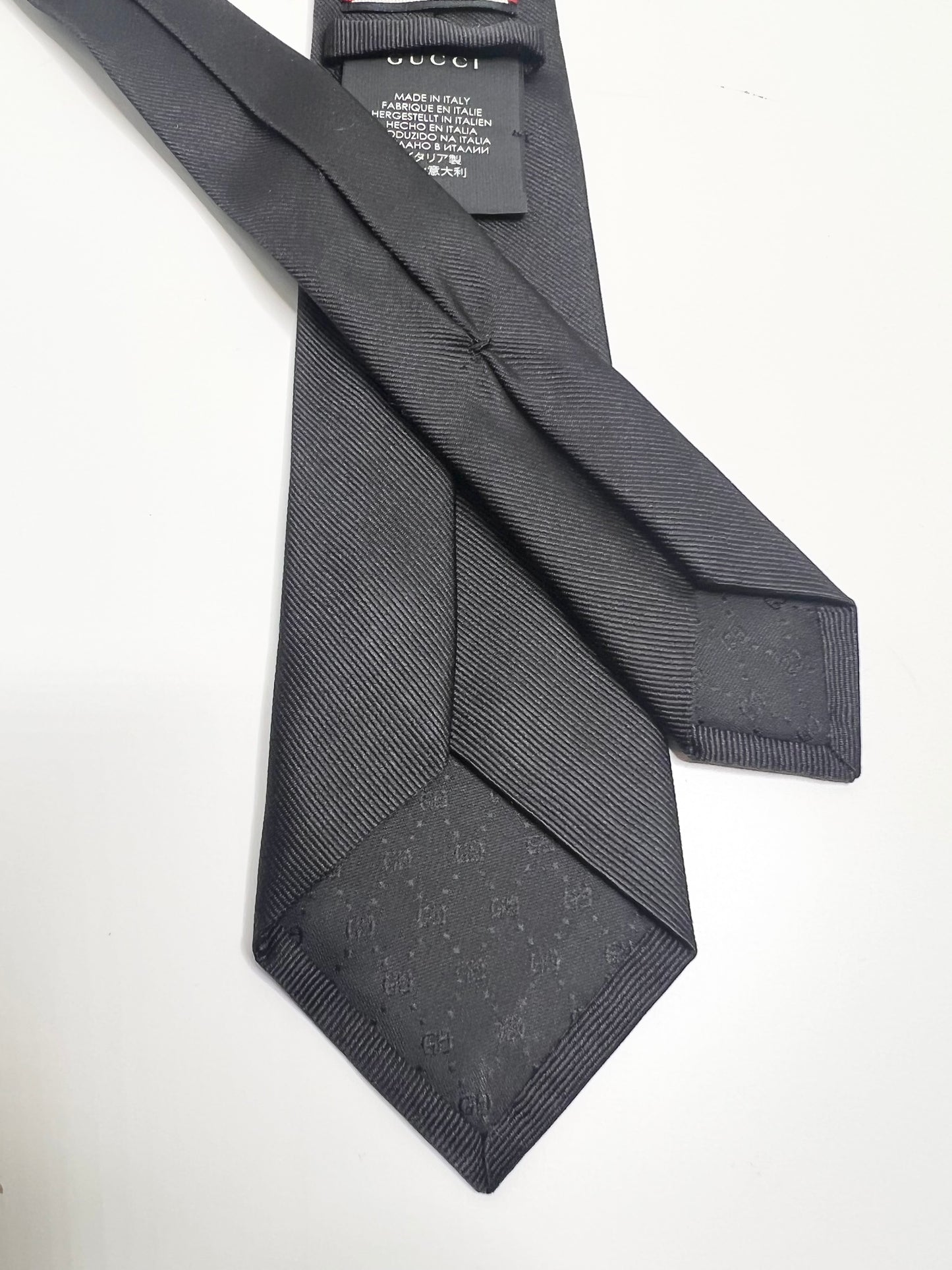 Gucci Black King Snake Tie