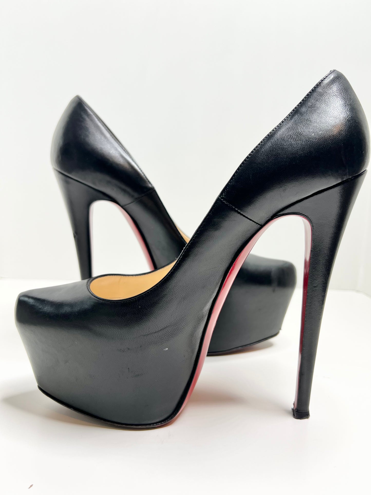 Christian Louboutin Daffodile 150 Pumps, Black Size 38