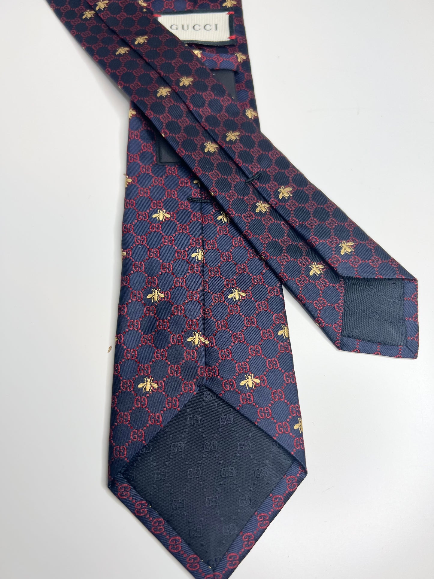 Gucci GG Bees Silk Tie