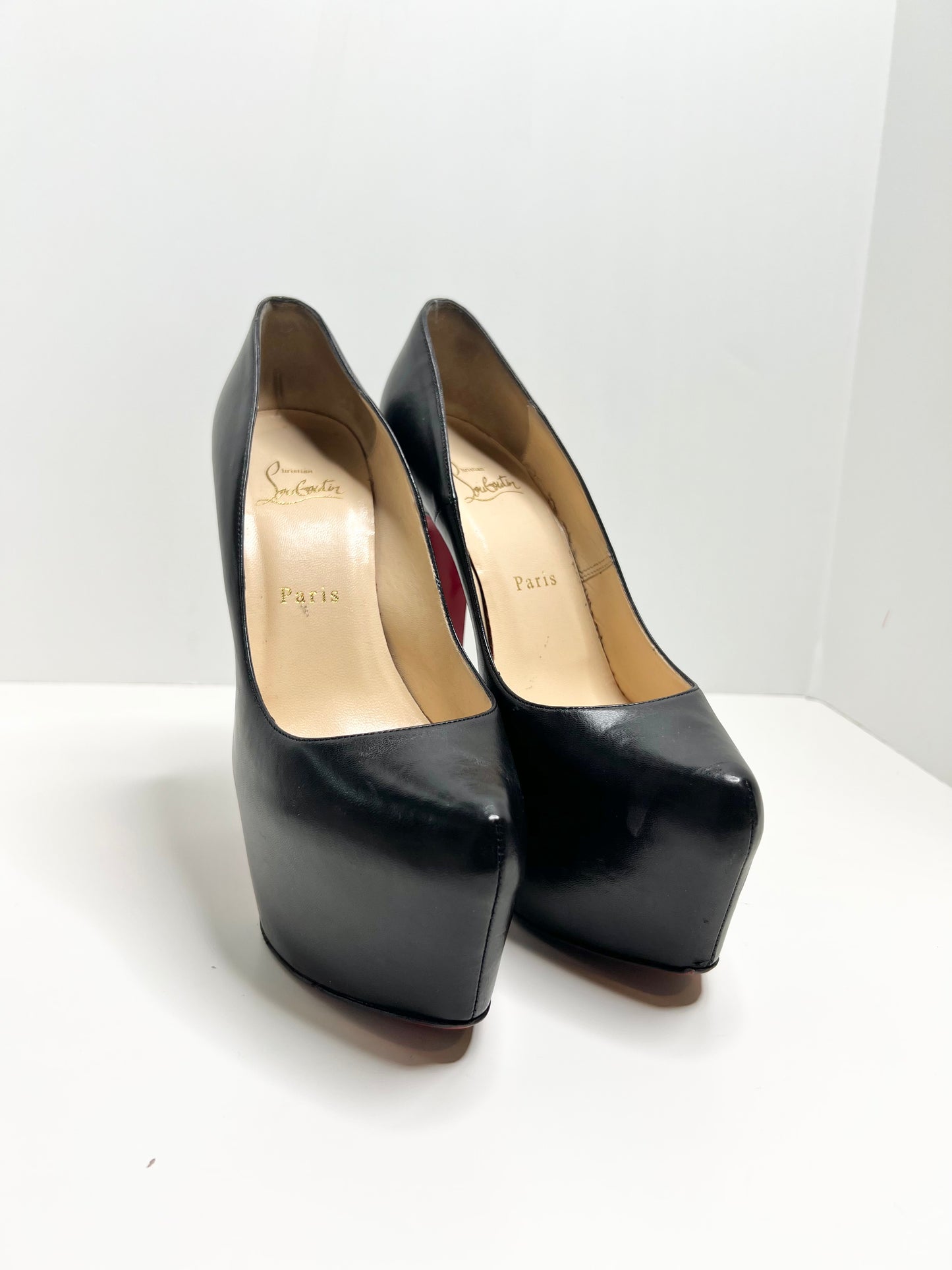 Christian Louboutin Daffodile 150 Pumps, Black Size 38