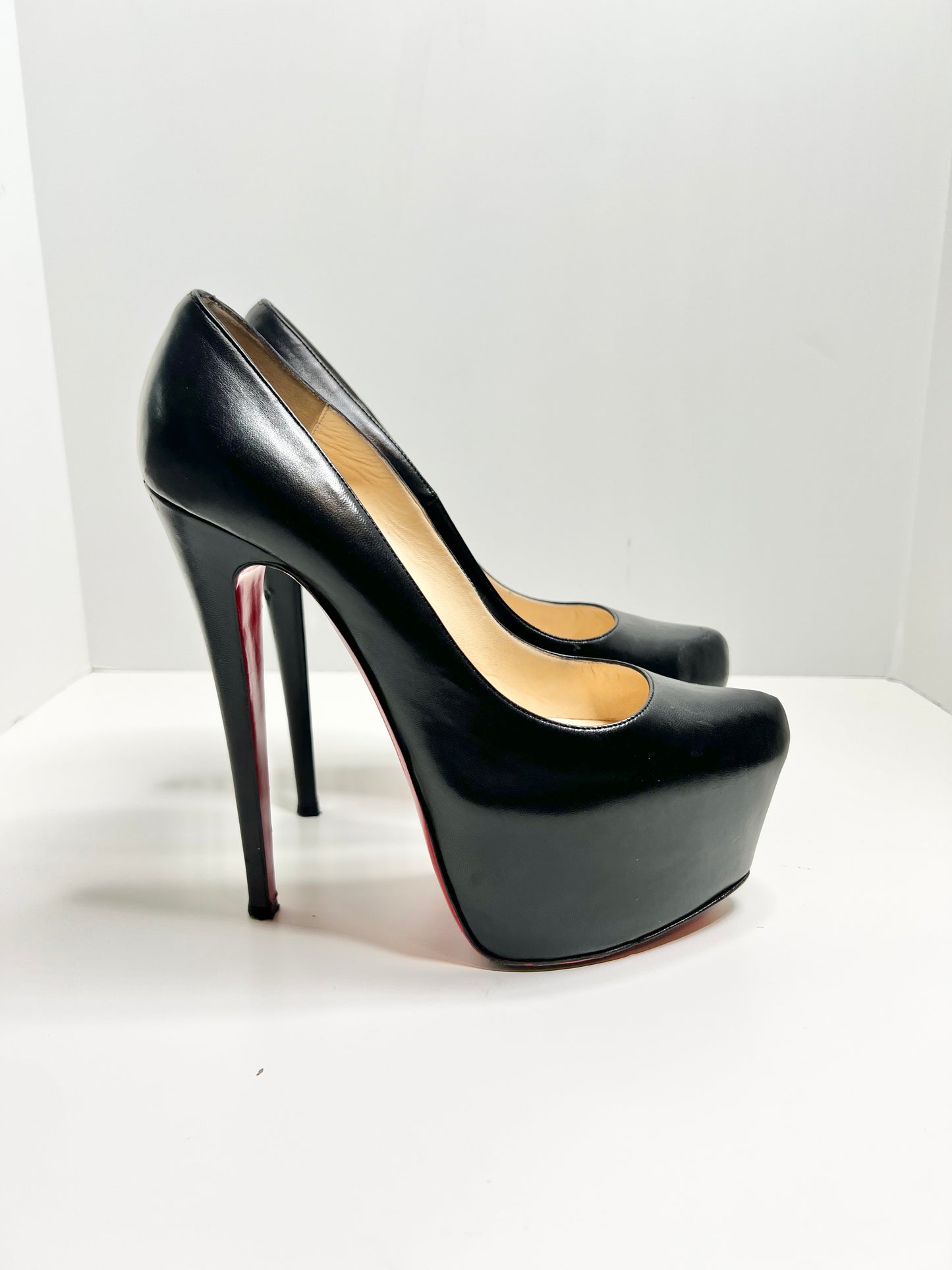 Christian Louboutin Daffodile 150 Pumps, Black Size 38