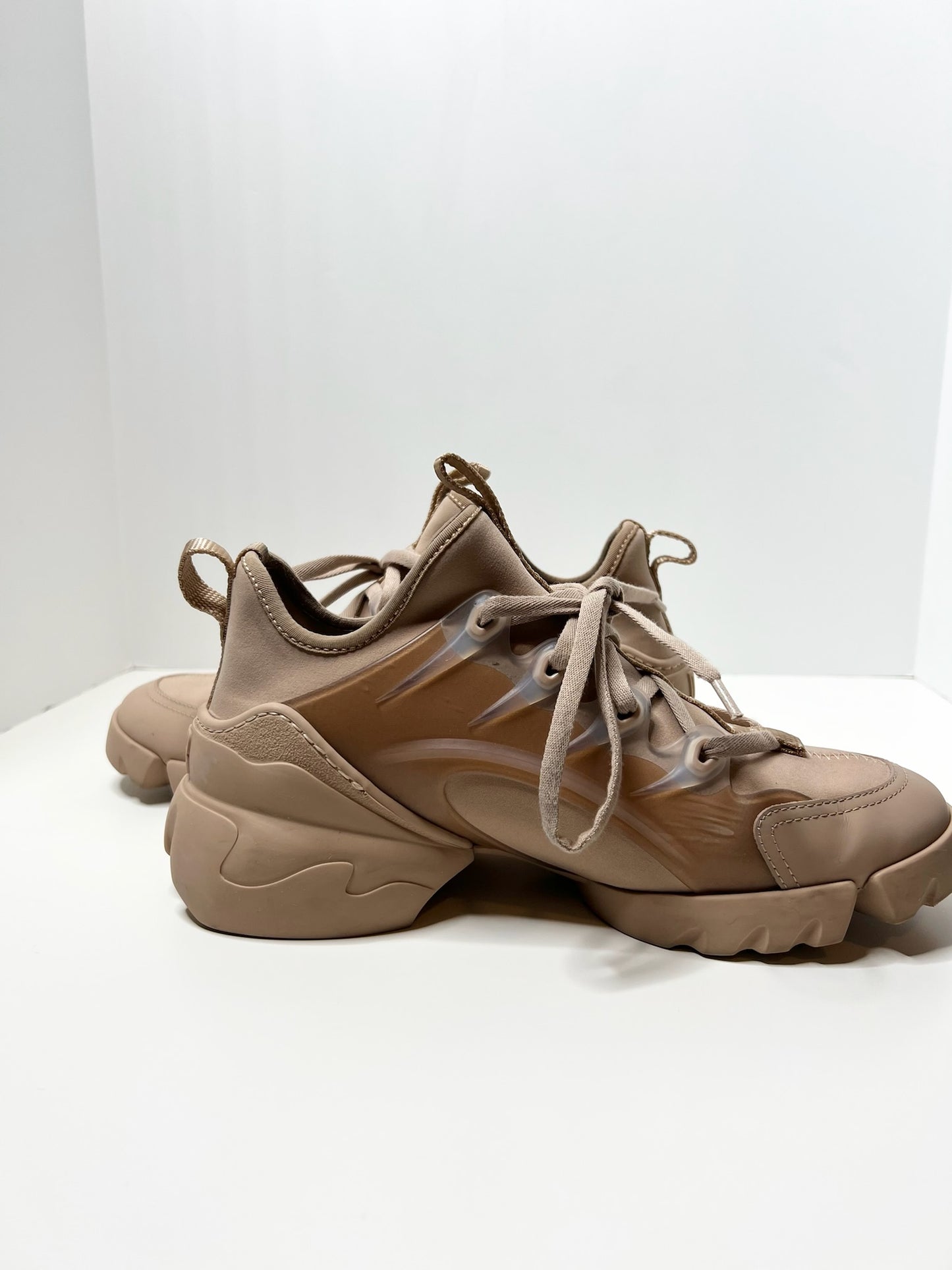 Dior D- Connect Sneakers, Nude 37.5