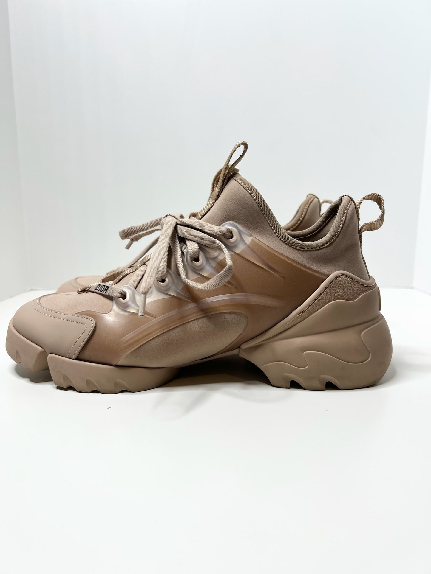 Dior D- Connect Sneakers, Nude 37.5