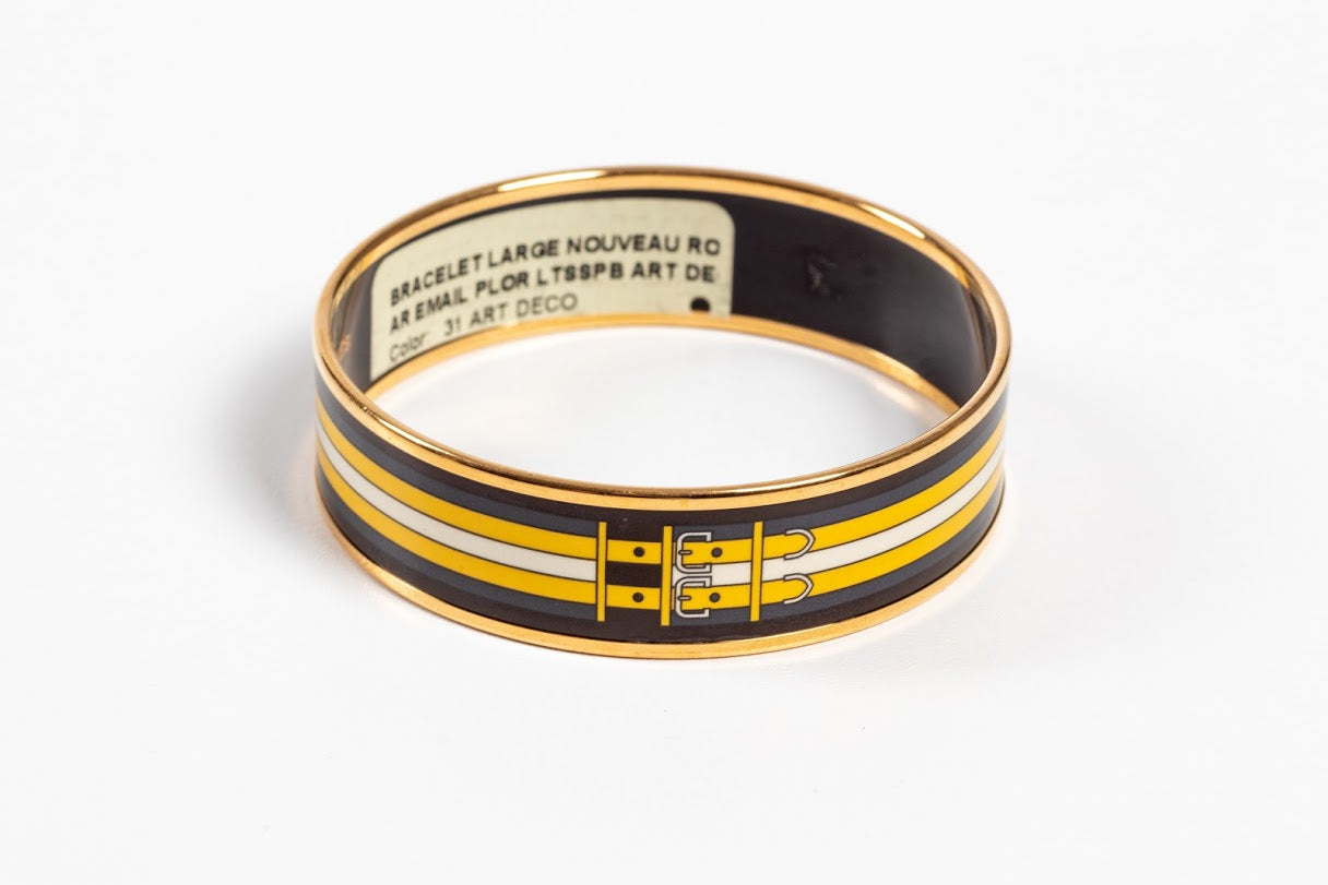 Hermes Enamel Printed Bracelet