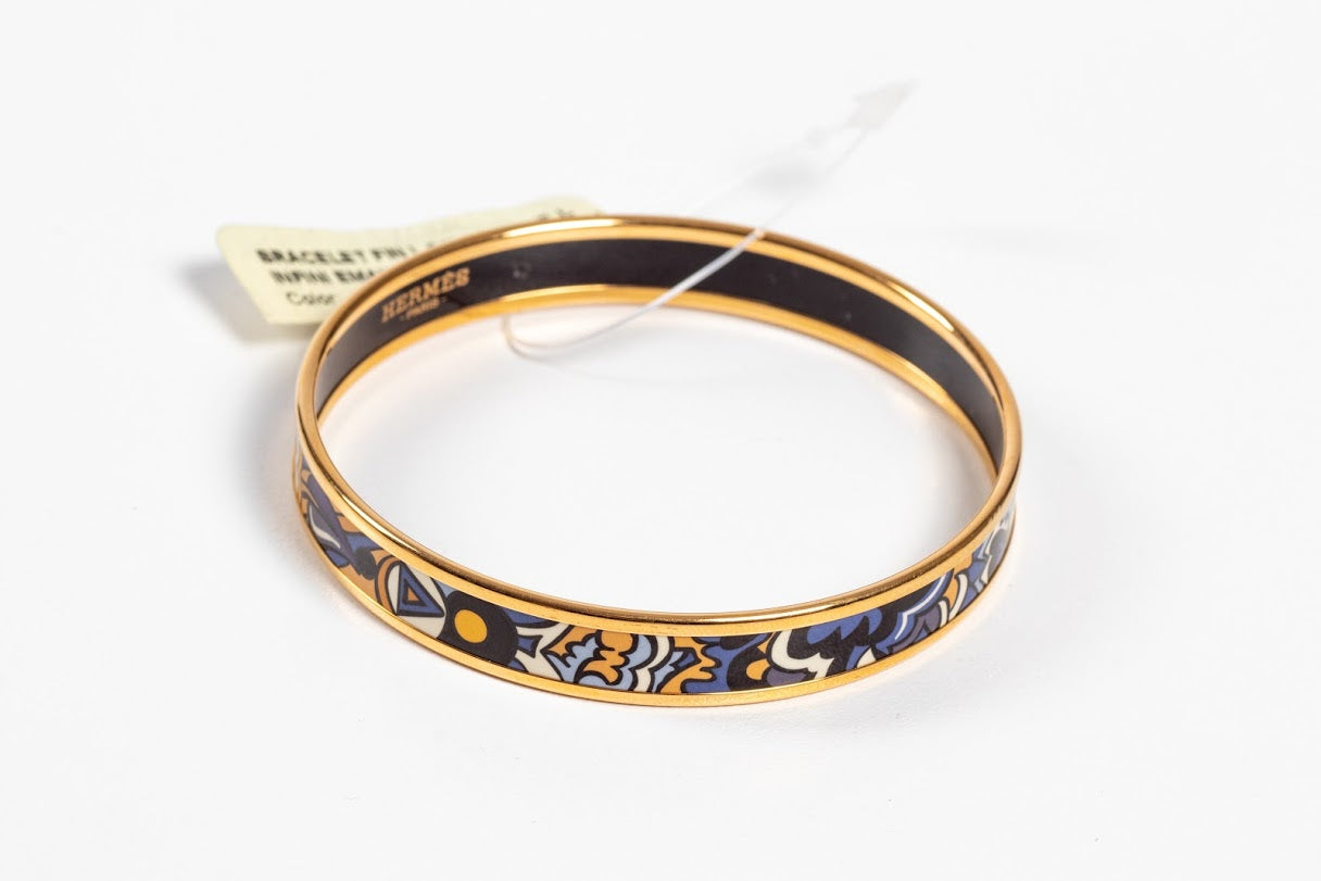 Hermes Enamel Printed Bracelet