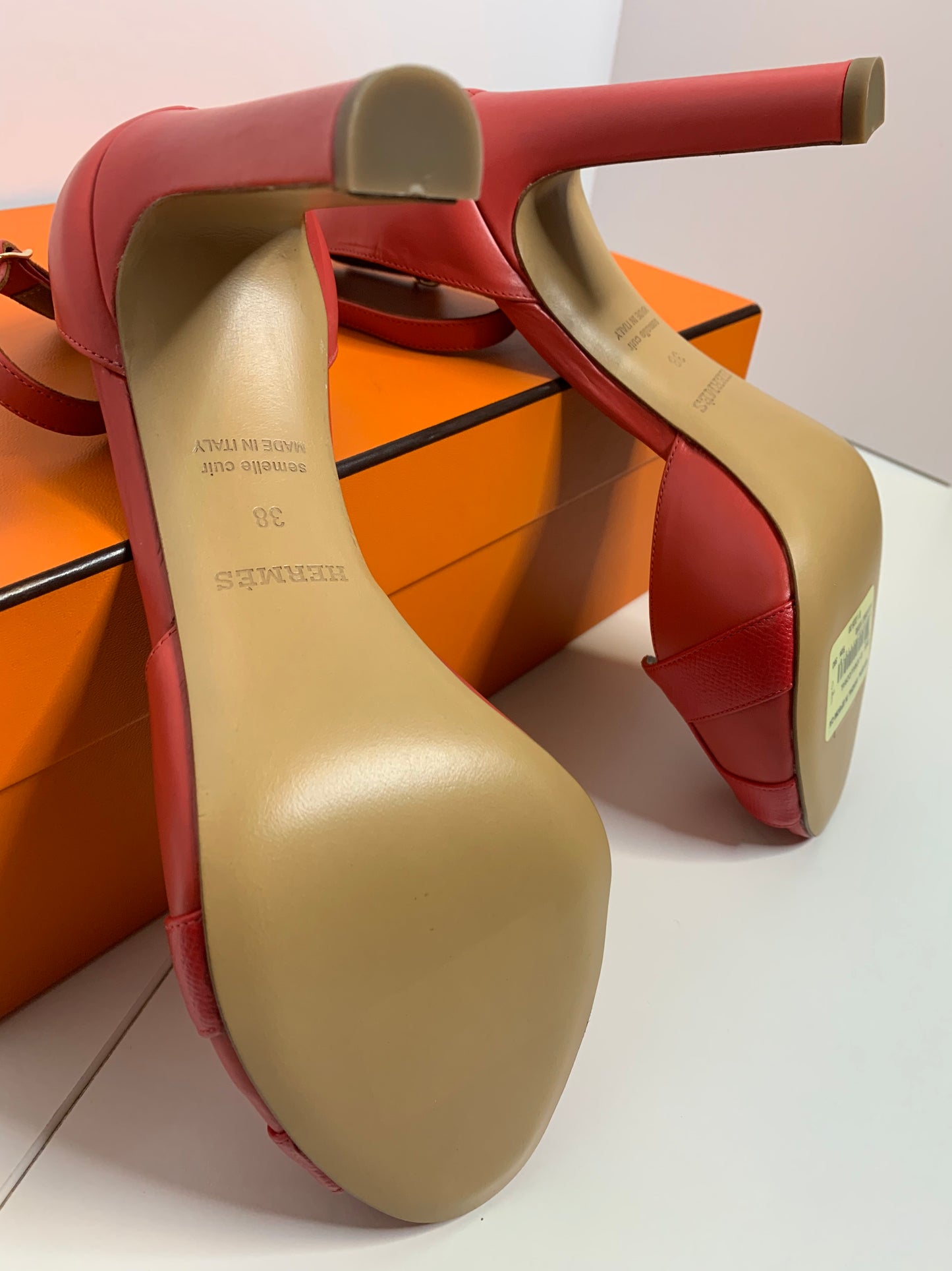 Hermes Krystal Sandals SIZE 38