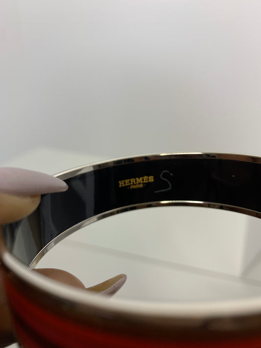 Hermes Enamel Printed Bracelet