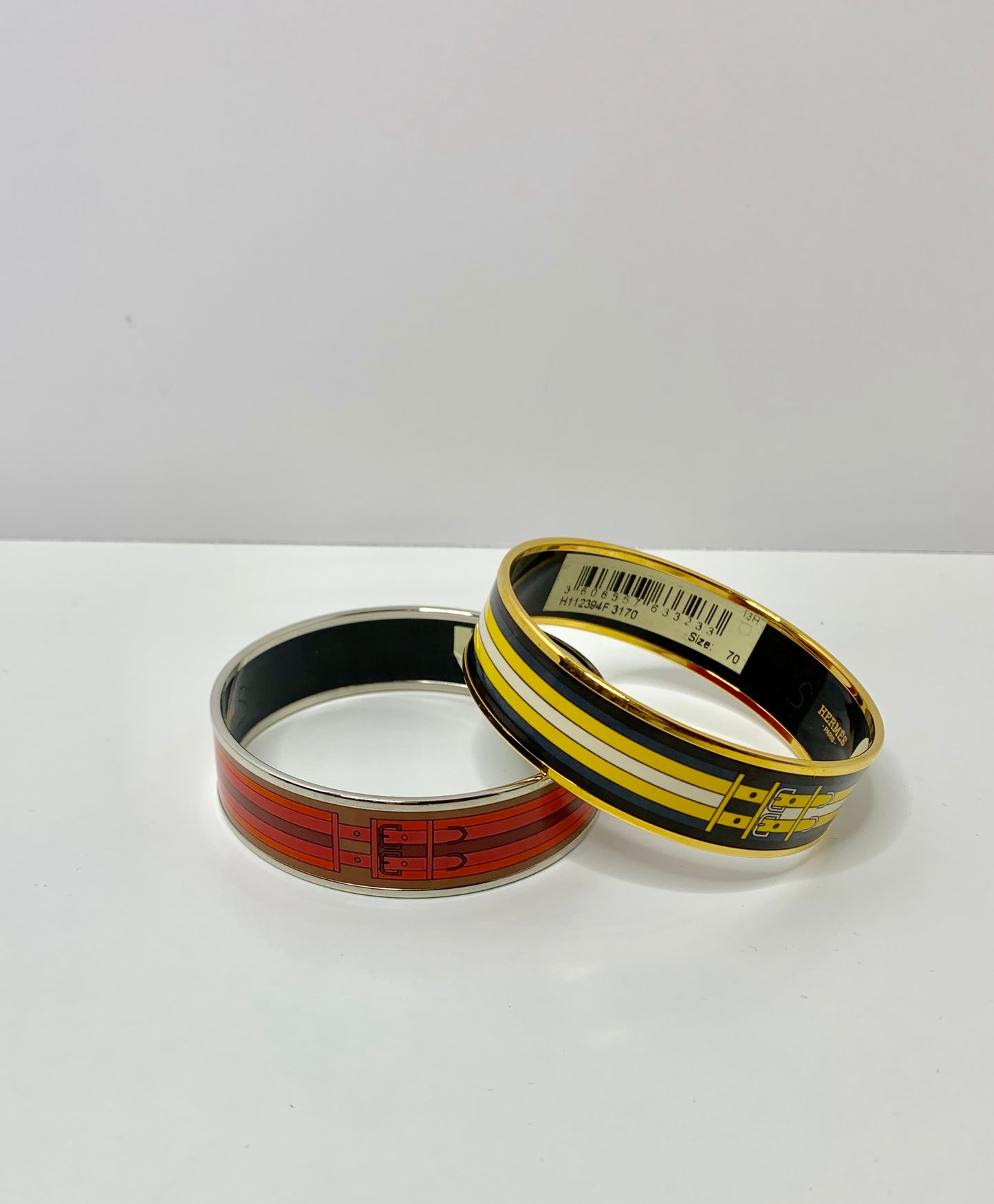 Hermes Enamel Printed Bracelet