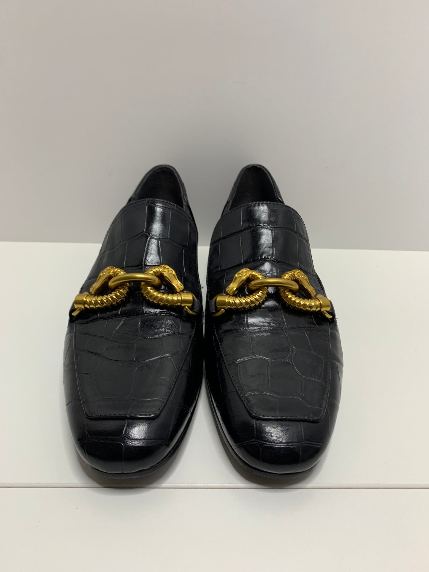 Tory Burch Jesse Croc Embossed Loafers Size 7