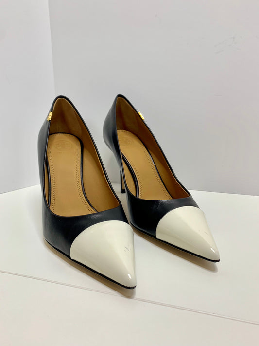 Tory Burch Penelope Cap-Toe Pumps Size 7.5