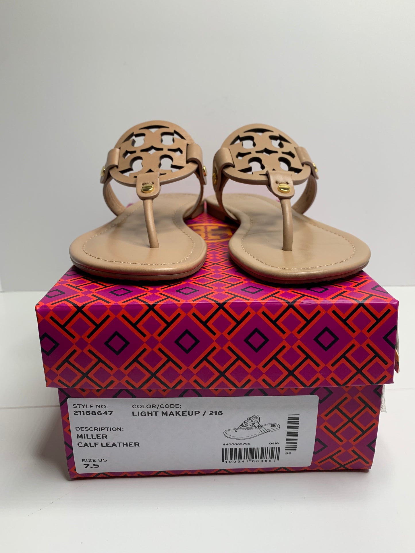 Tory Burch Miller Sandal Size 7.5