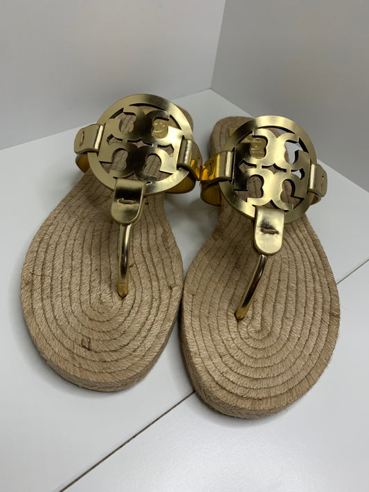 Tory Burch Miller Espadrille Sandal Size 10