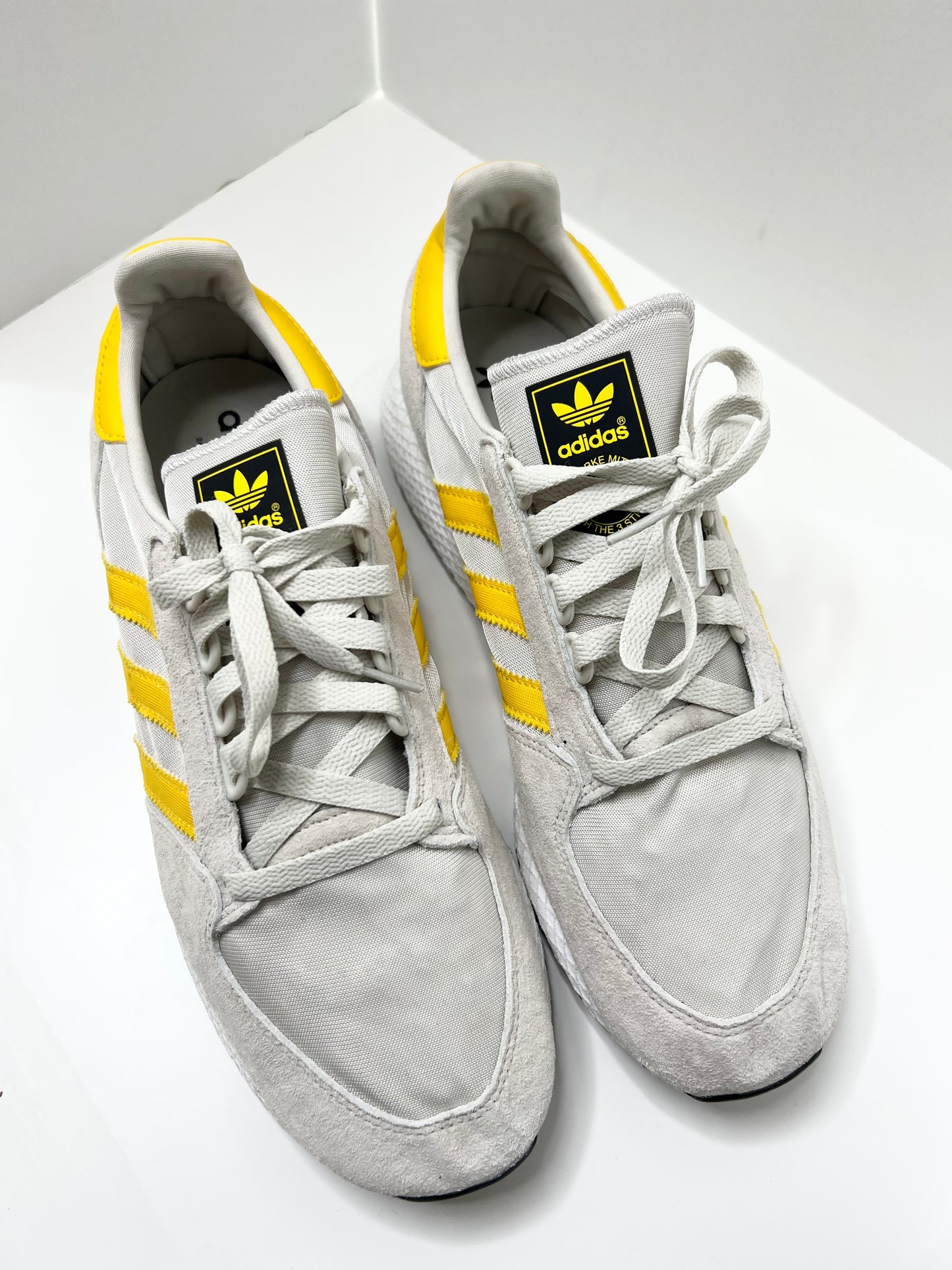 Adidas Men’s Marathon Tech Boost Yellow/Gray Size 11