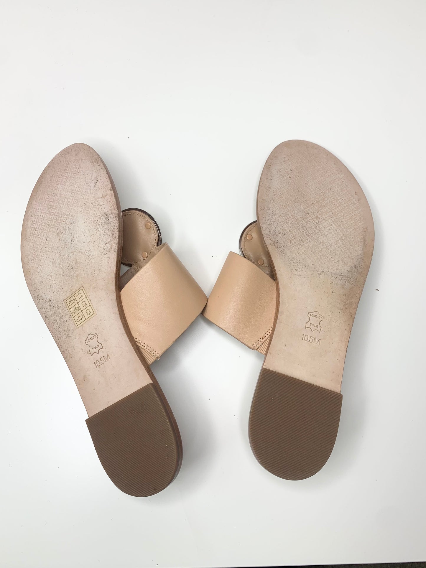 Tory Burch Patos Disk Sandal, Nude Size 10.5