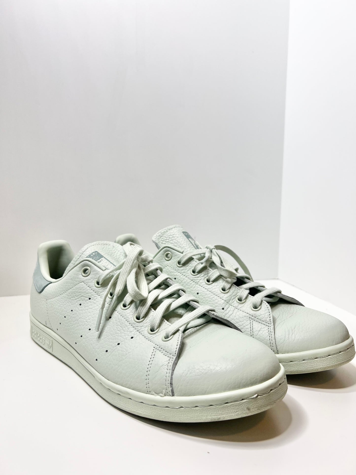 Adidas Stan Smith Green Sneakers, Size 12