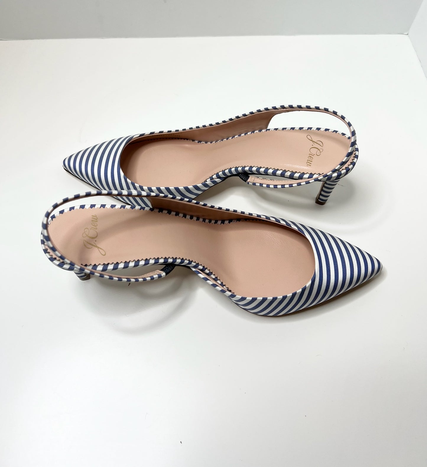 J. Crew Colette Striped Slingback, Size 8.5