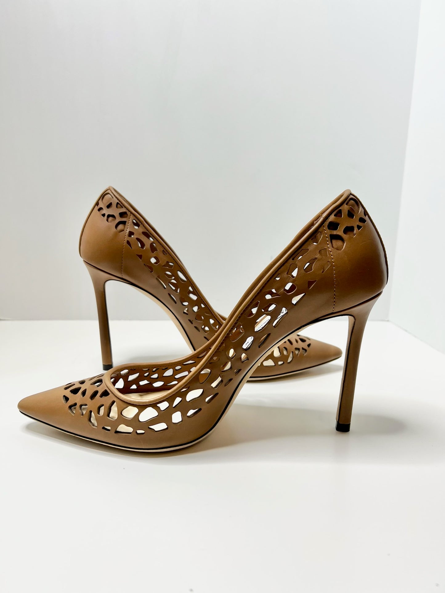 Jimmy Choo Romy Laser Cut Pumps, 38.5