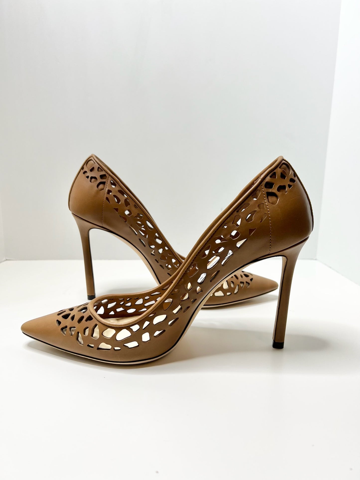 Jimmy Choo Romy Laser Cut Pumps, 38.5