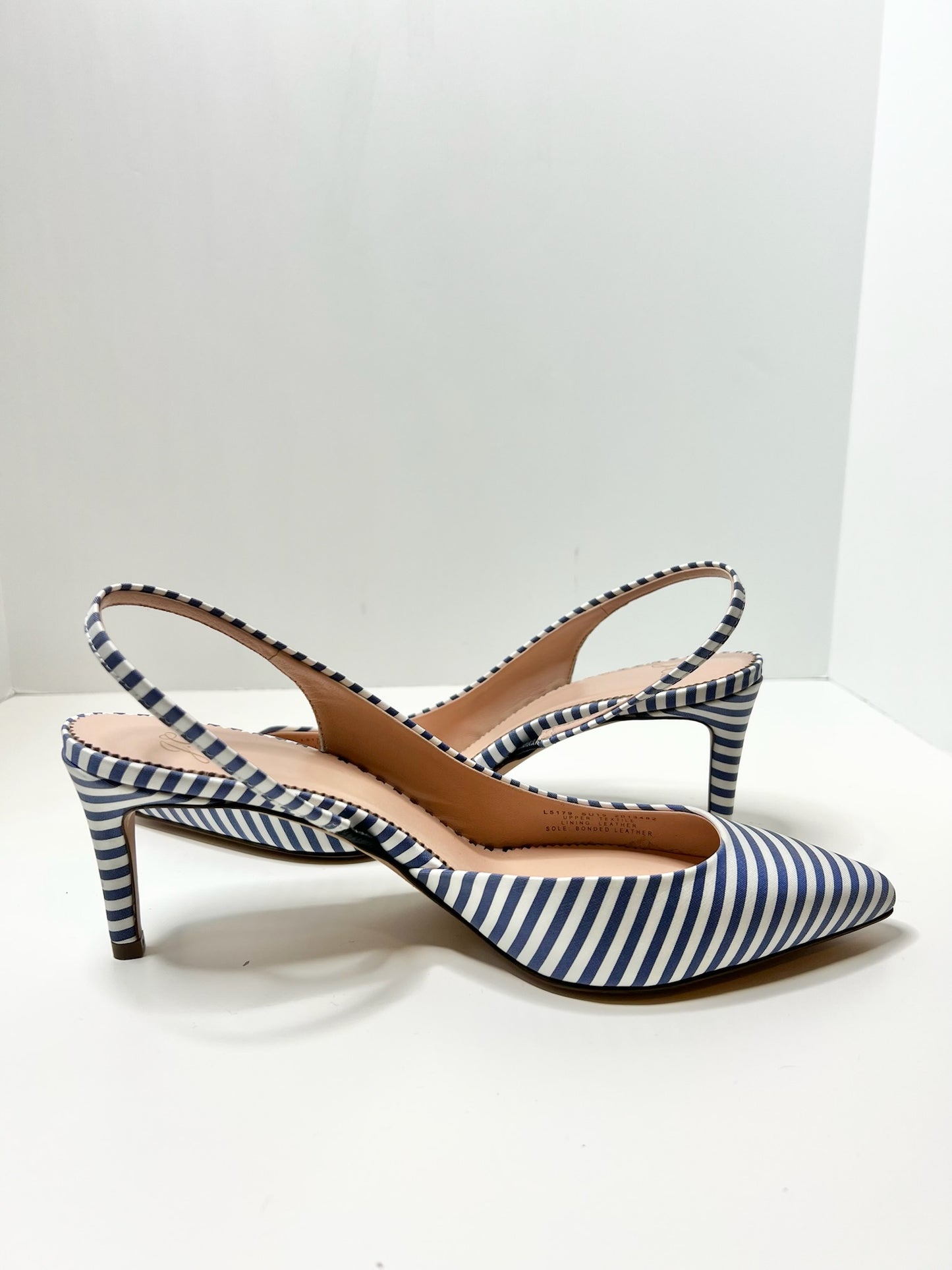 J. Crew Colette Striped Slingback, Size 8.5