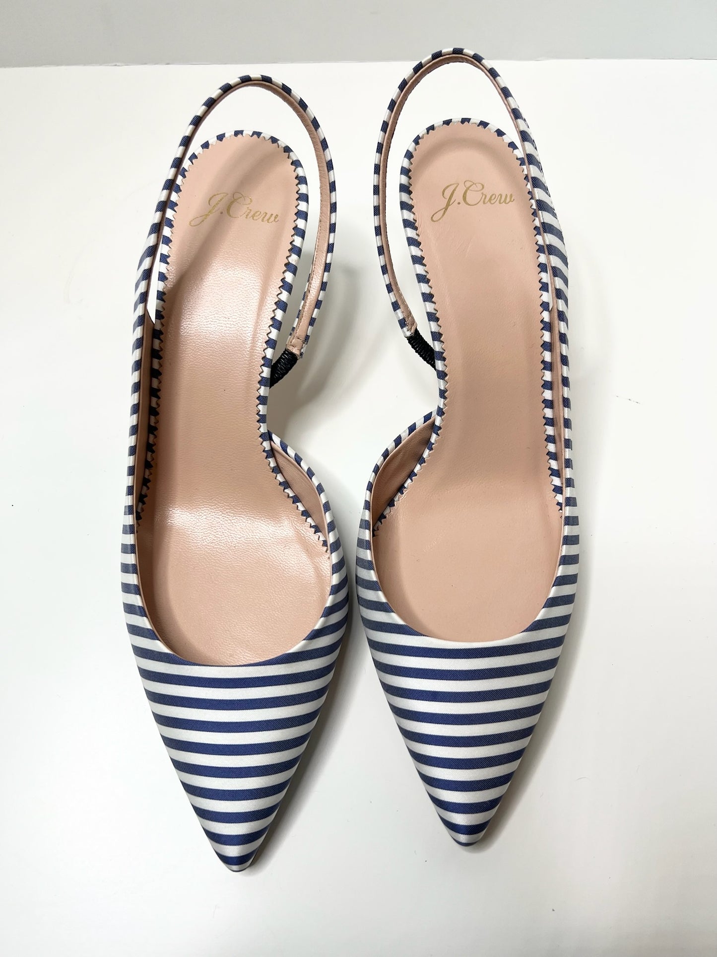 J. Crew Colette Striped Slingback, Size 8.5