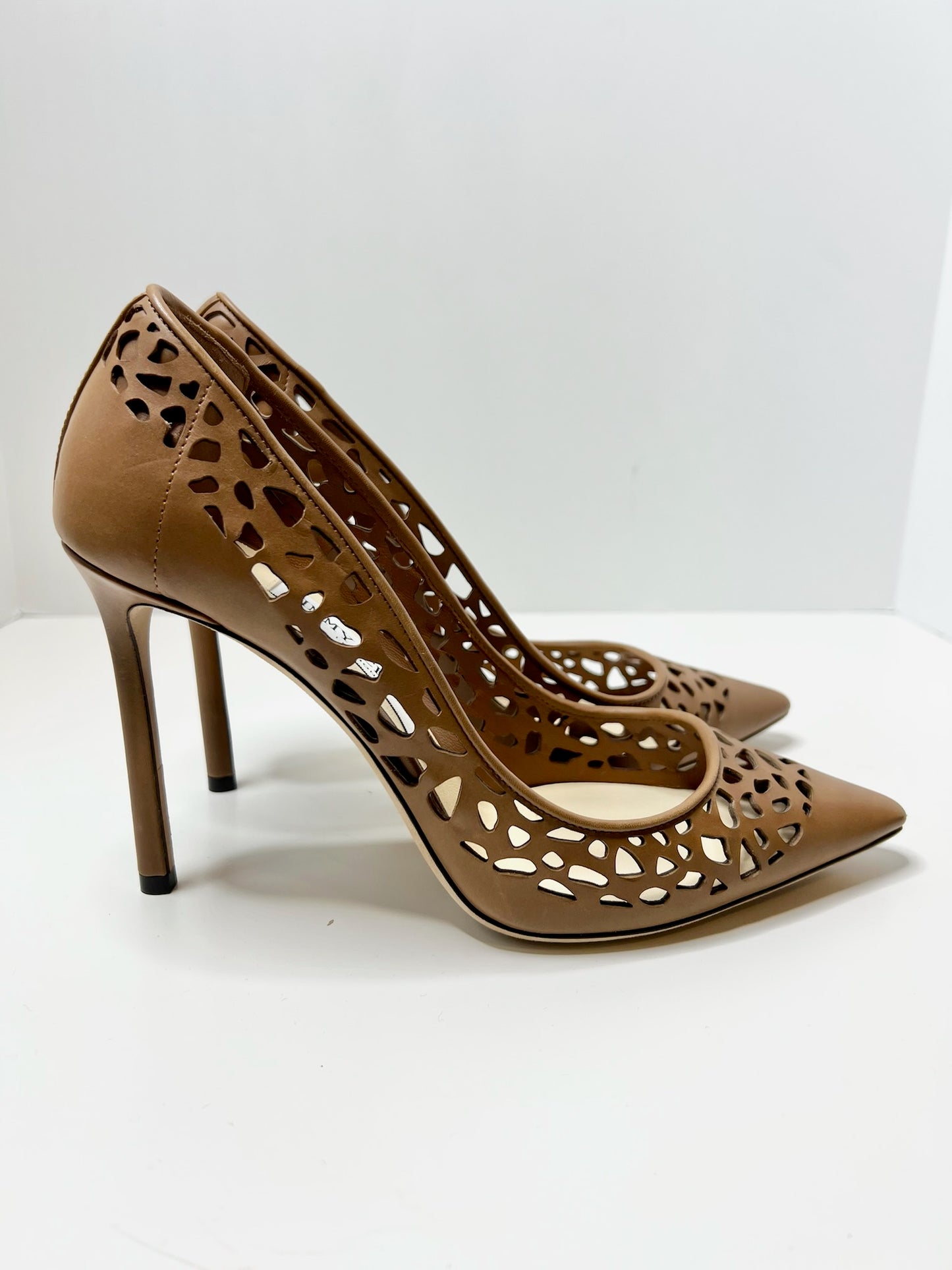 Jimmy Choo Romy Laser Cut Pumps, 38.5