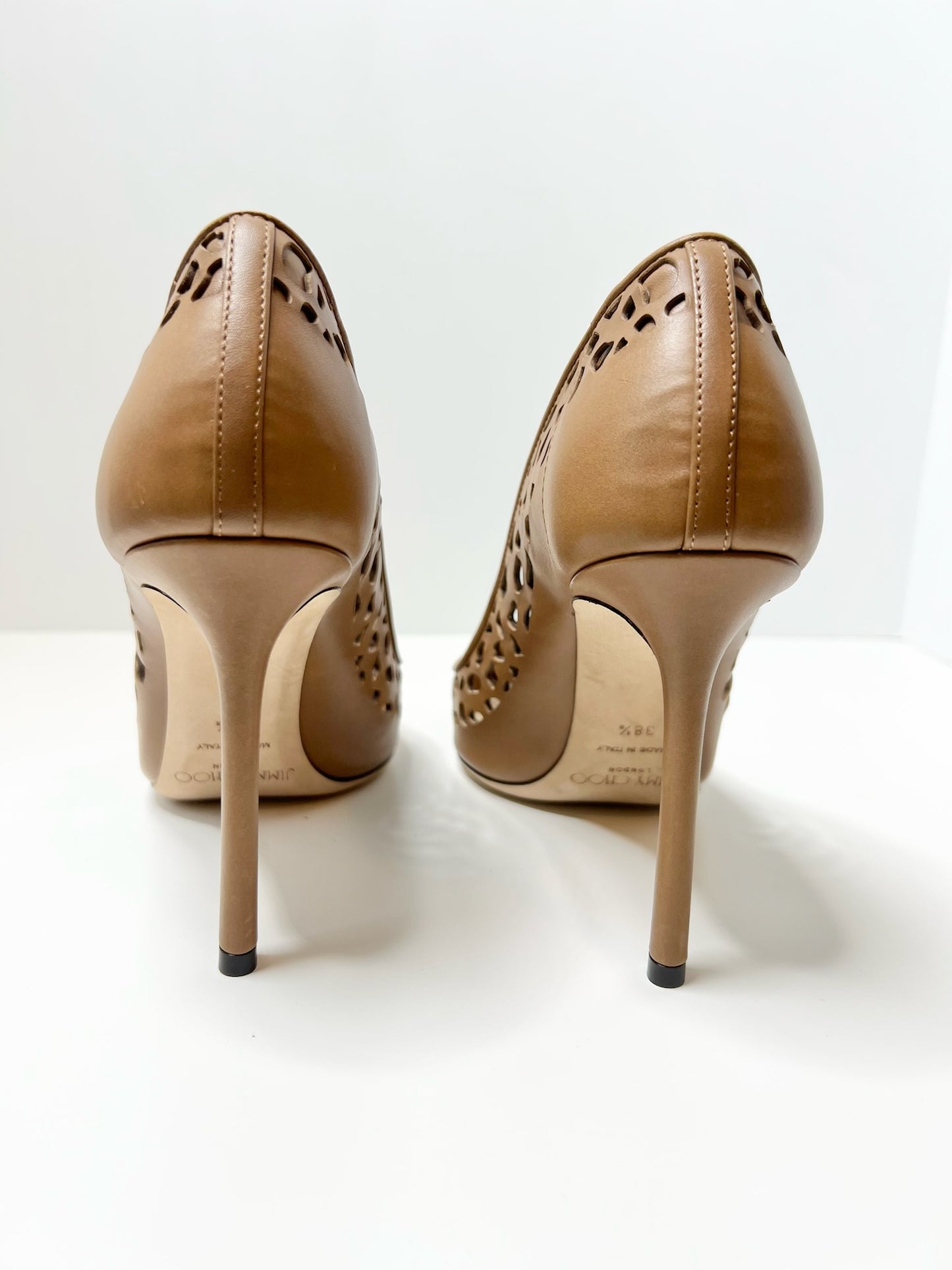 Jimmy Choo Romy Laser Cut Pumps, 38.5