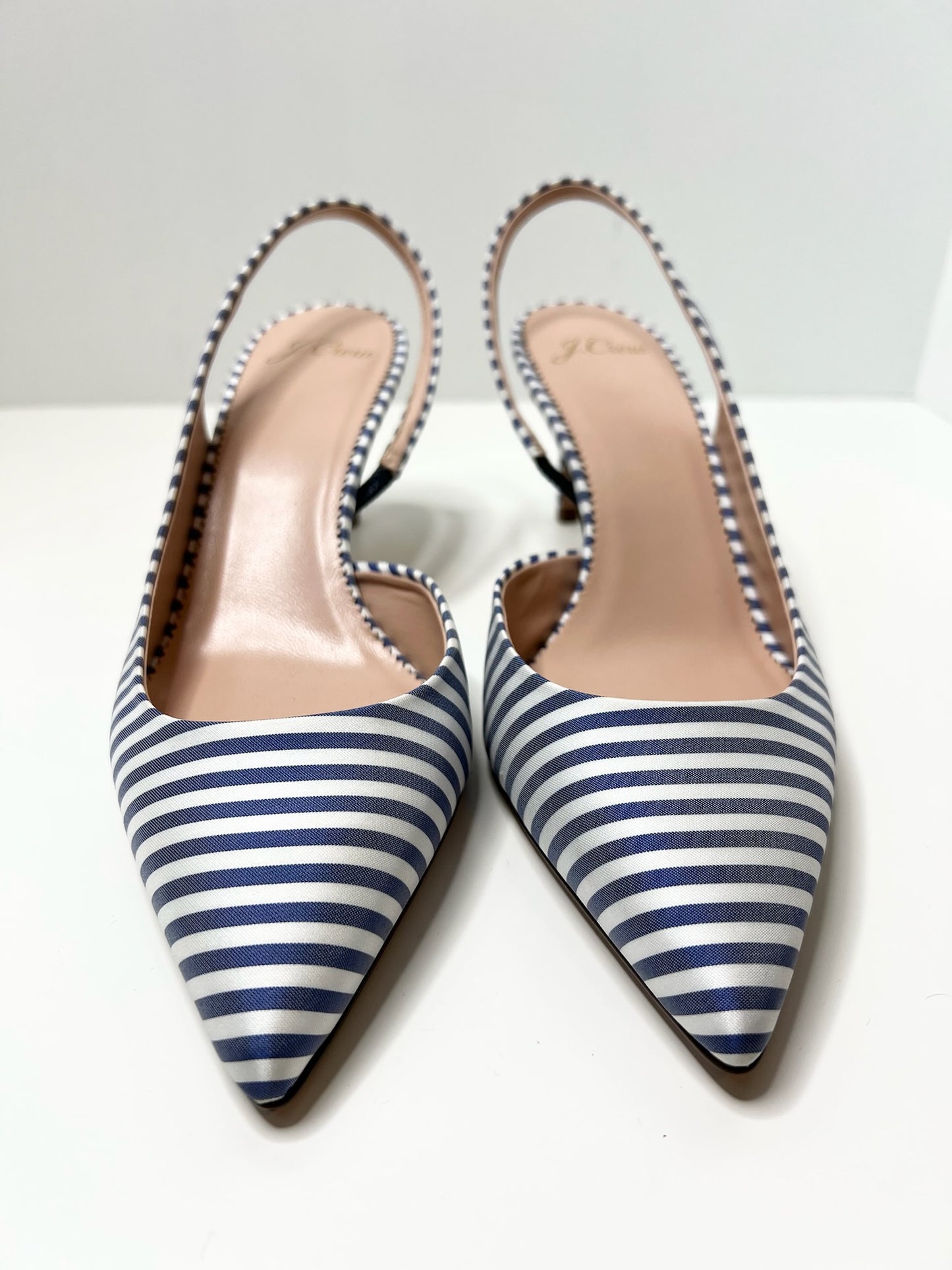 J. Crew Colette Striped Slingback, Size 8.5