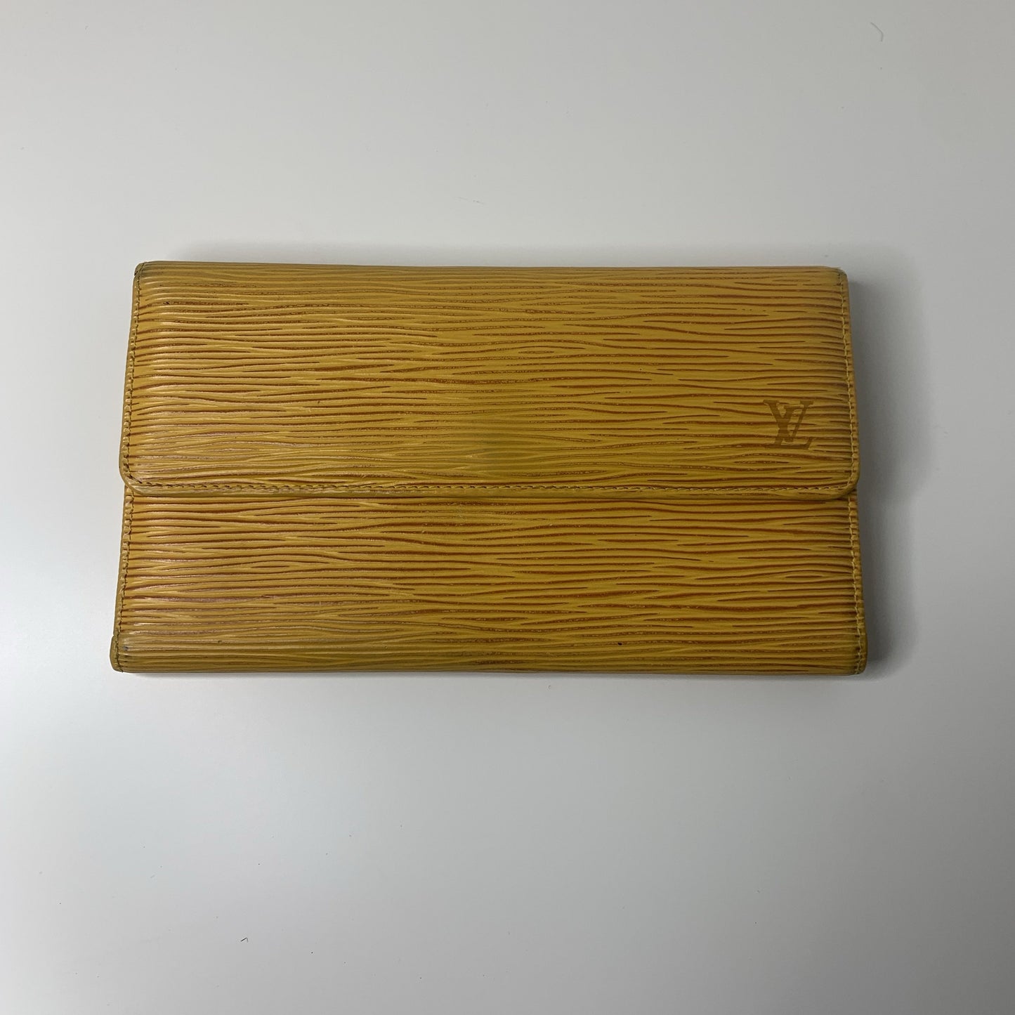 Louis Vuitton Yellow Epi International Wallet