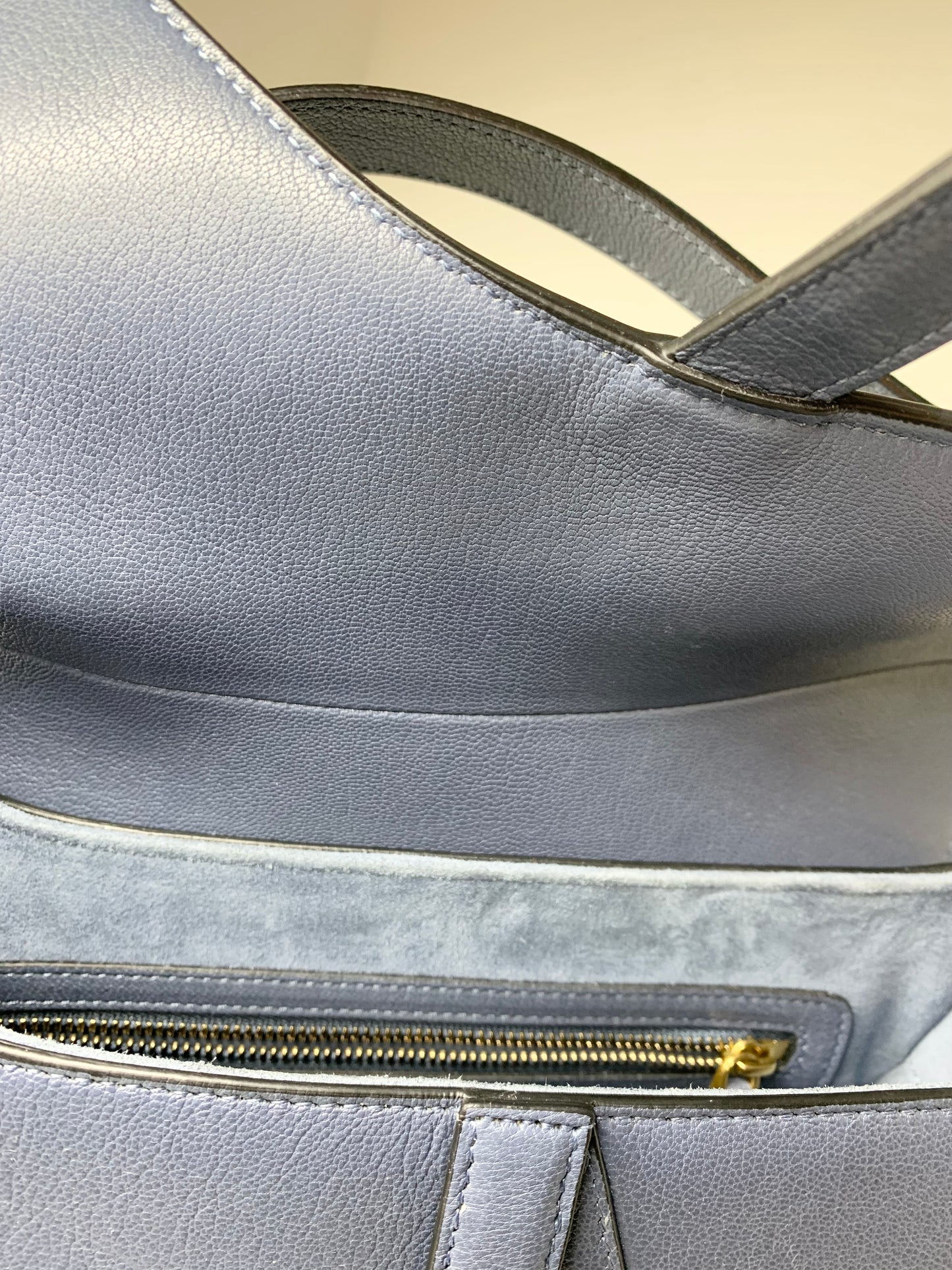 Dior Saddle Bag, Denim Blue Goatskin